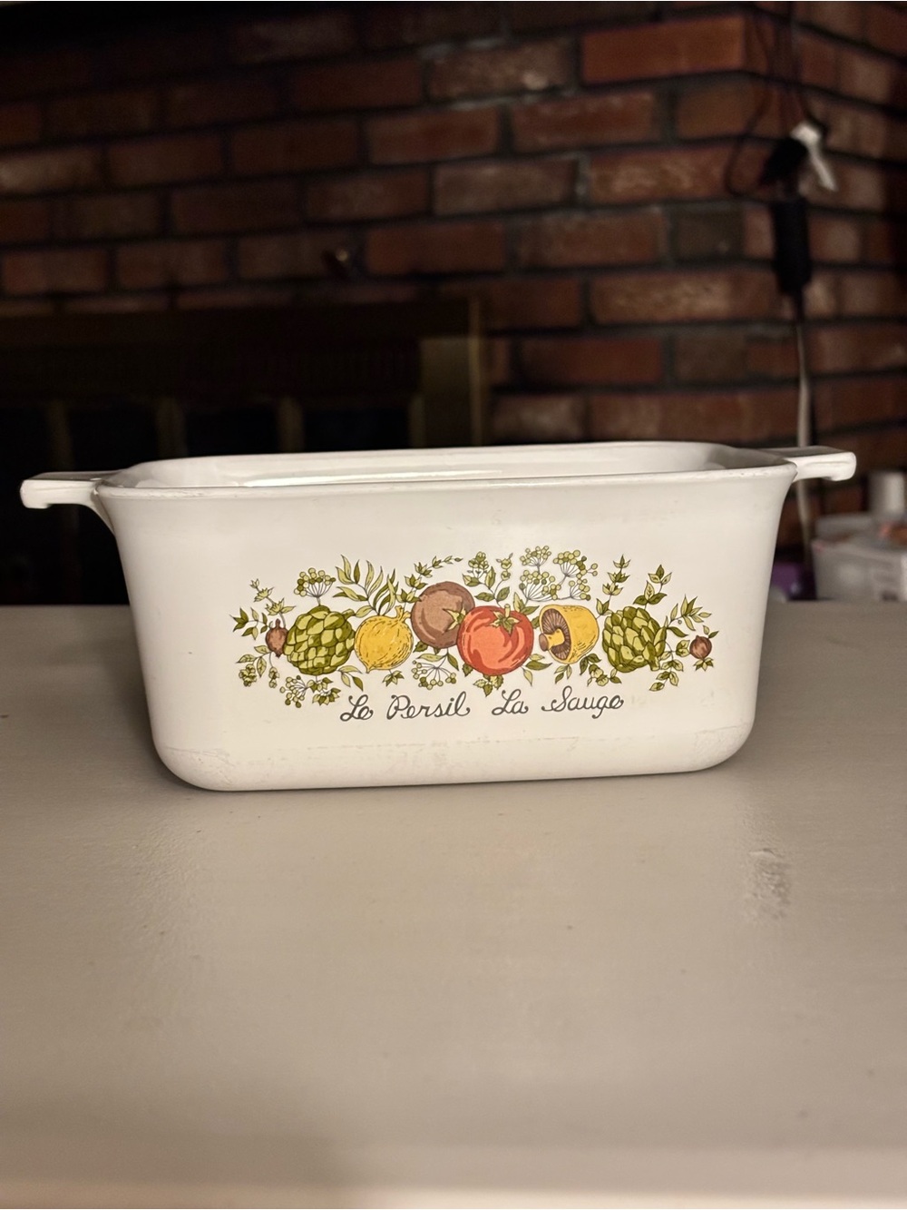 Corning Ware Spice O Life Le Persil La Sauge 1 1/2 quart casserole pan